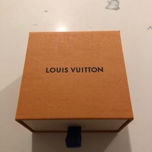 Louie Vuitton gift box with ribbon and jewelry bag - Small 3.5x3.5x2.25